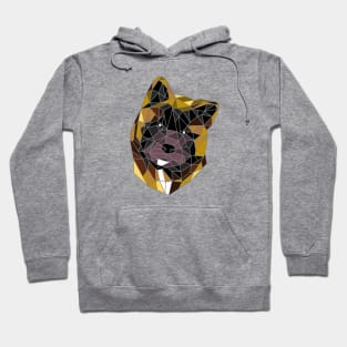 American Akita Stained Glass Hoodie